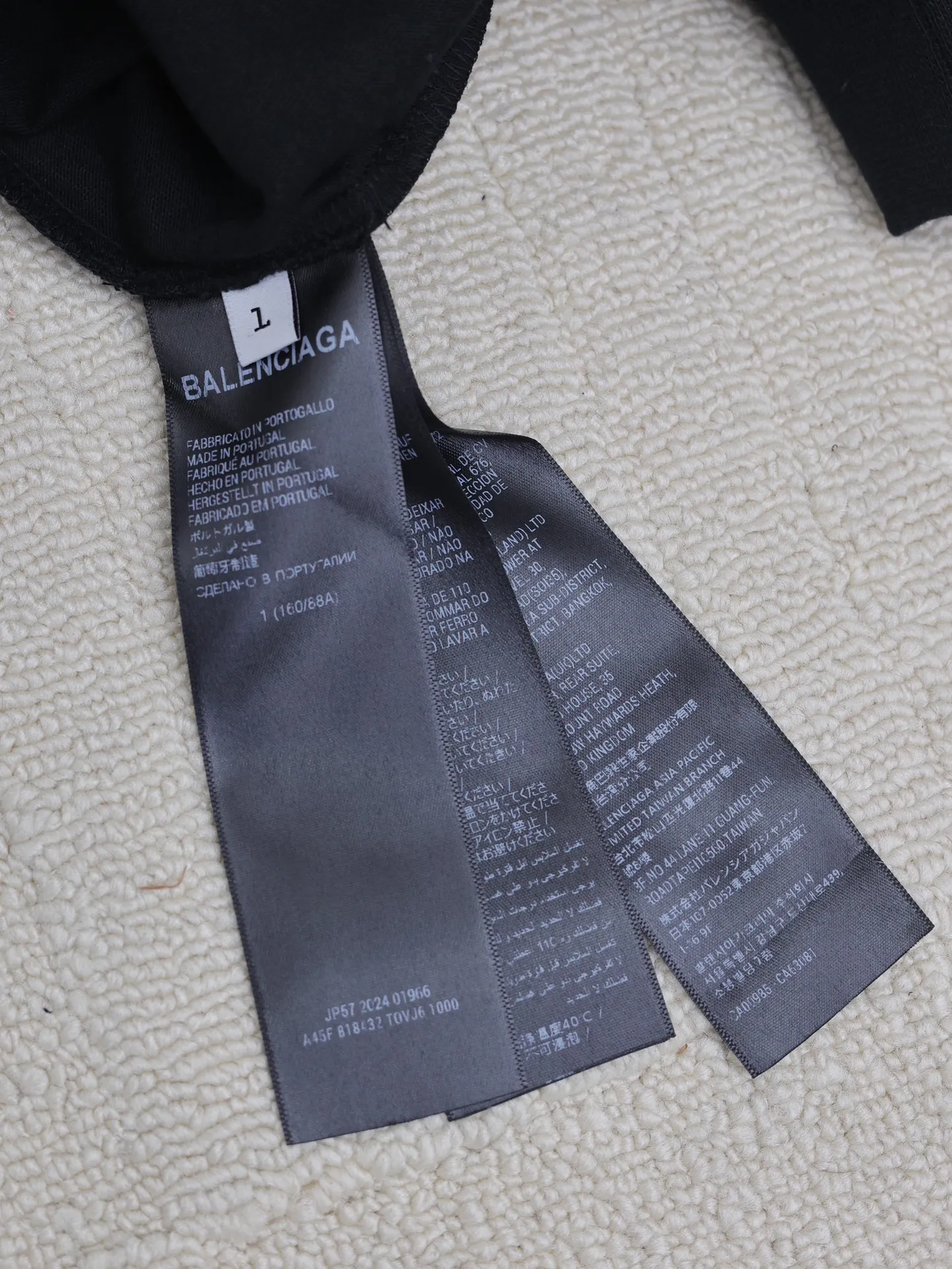 Balenciag*/Blch tee ， Breathable ， logo， ， Size：1/2/3